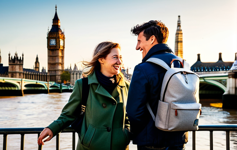 비자 없이 영국 여행 가능한 국가 - **Prompt 1: European Union Citizen enjoying London**
    A vibrant, high-definition photograph of a ...